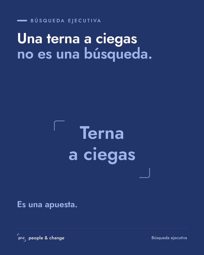 Publicación de People & Change sobre búsqueda ejecutiva